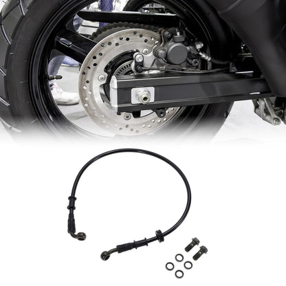 60 cm Motorcycle Brake Clutch Oil Hose Nylon PU Stainless Steel Wire Braid for Motorcycle
