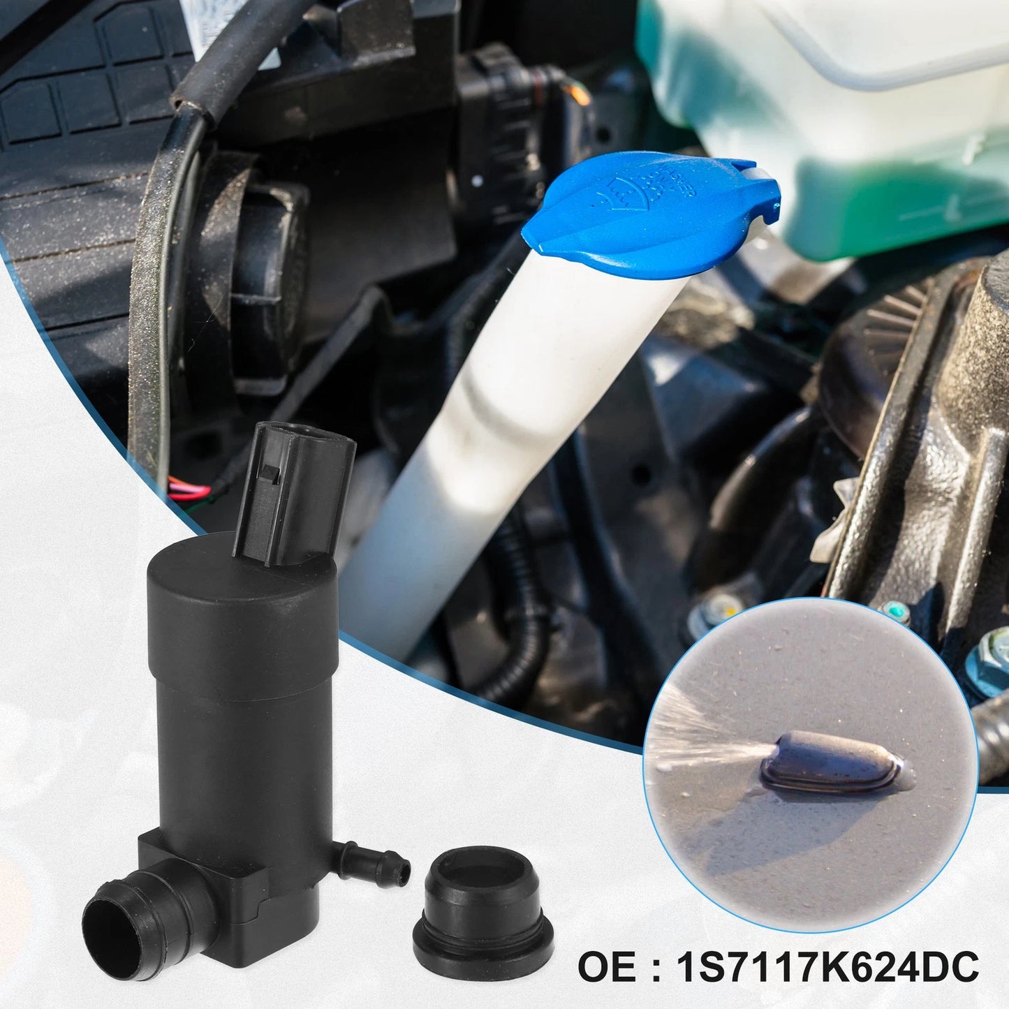 Windshield Washer Pump for VOLVO C70 (2006-2013)