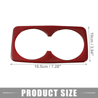 Water Drink Cup Holders Frame Trim for Ford Mustang Mach E (2021-2023) Red