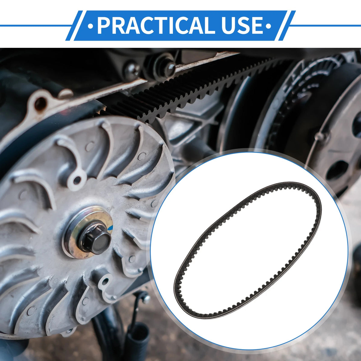 Drive Belt V-Belt for Piaggio HEXAGON 125 4-Takt LX4 Motorcycle