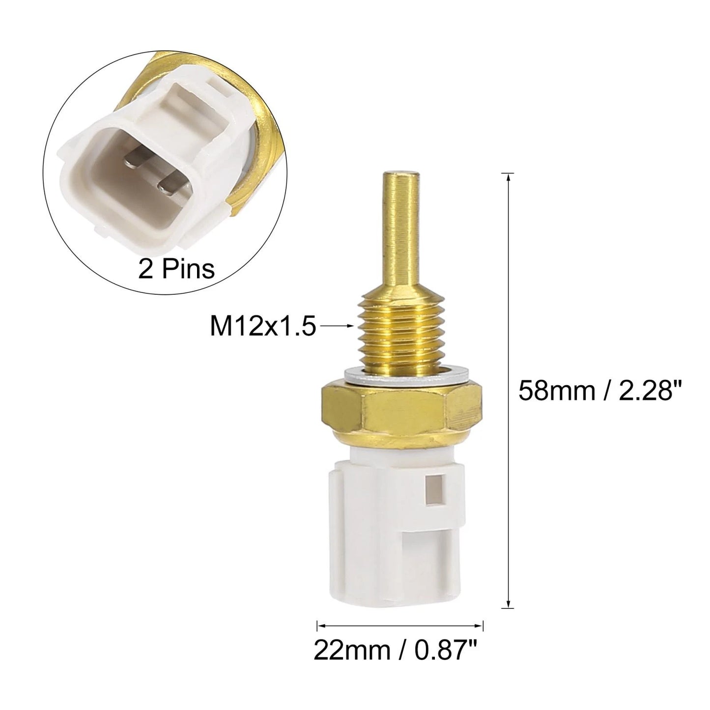 Engine Water Temperature Sensor for Toyota Camry, Corolla (2002-2006)