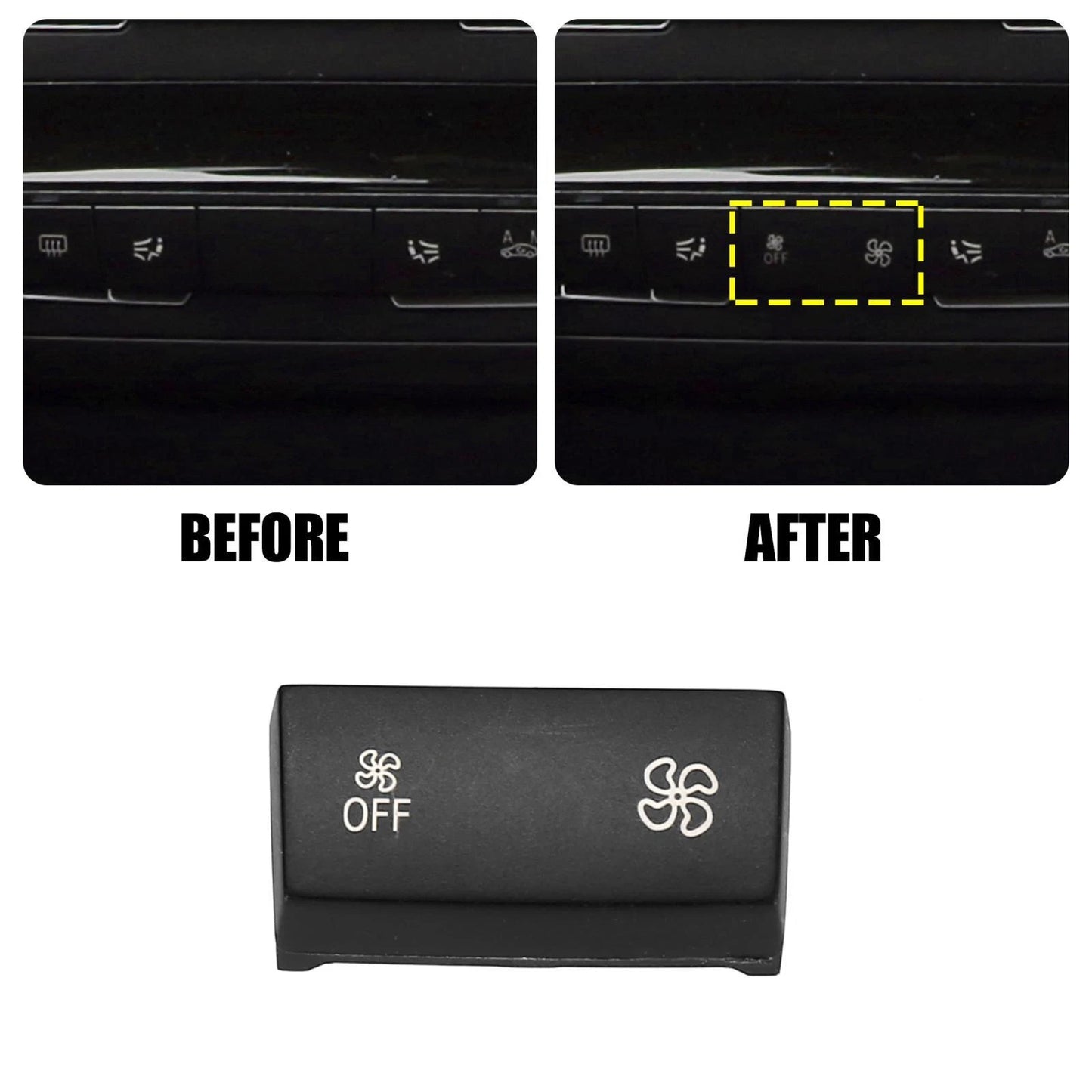 AC Climate Control Fan Speed Button for BMW 1/2/3/4 Series