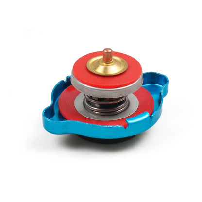 Stainless Steel Radiator Cap Tank Cover for Car - Water Temp Gauge 0.9 Bar