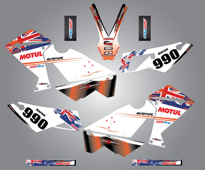 Aussie Pride Graphic Kit for KTM 990 Adventure (2006-2012)