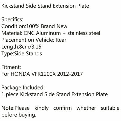 Side Stand Extension for Honda VFR1200X (2012-2017)