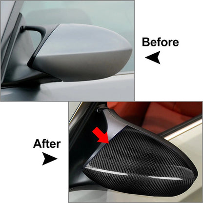 Carbon Fiber Side Mirror Cover Caps for BMW E92 M3 Coupe (2007-2012)