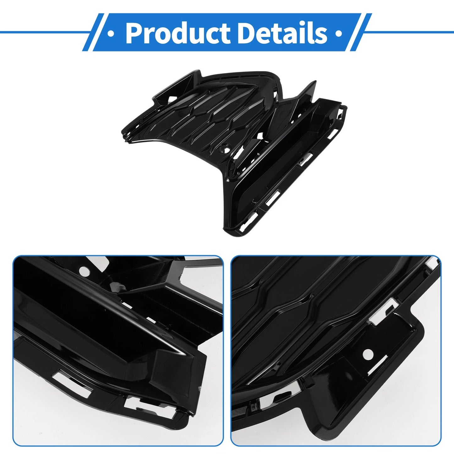 1Pc Front Right Fog Light Grill for Chevrolet Equinox (2022-2024)