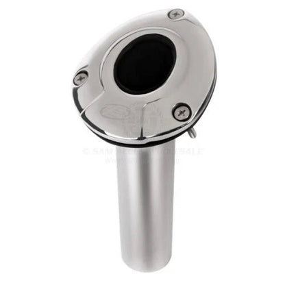 Rod Holder 30° Exploding Fish Bluewater Series Fixed 316G S/S Flush Mount