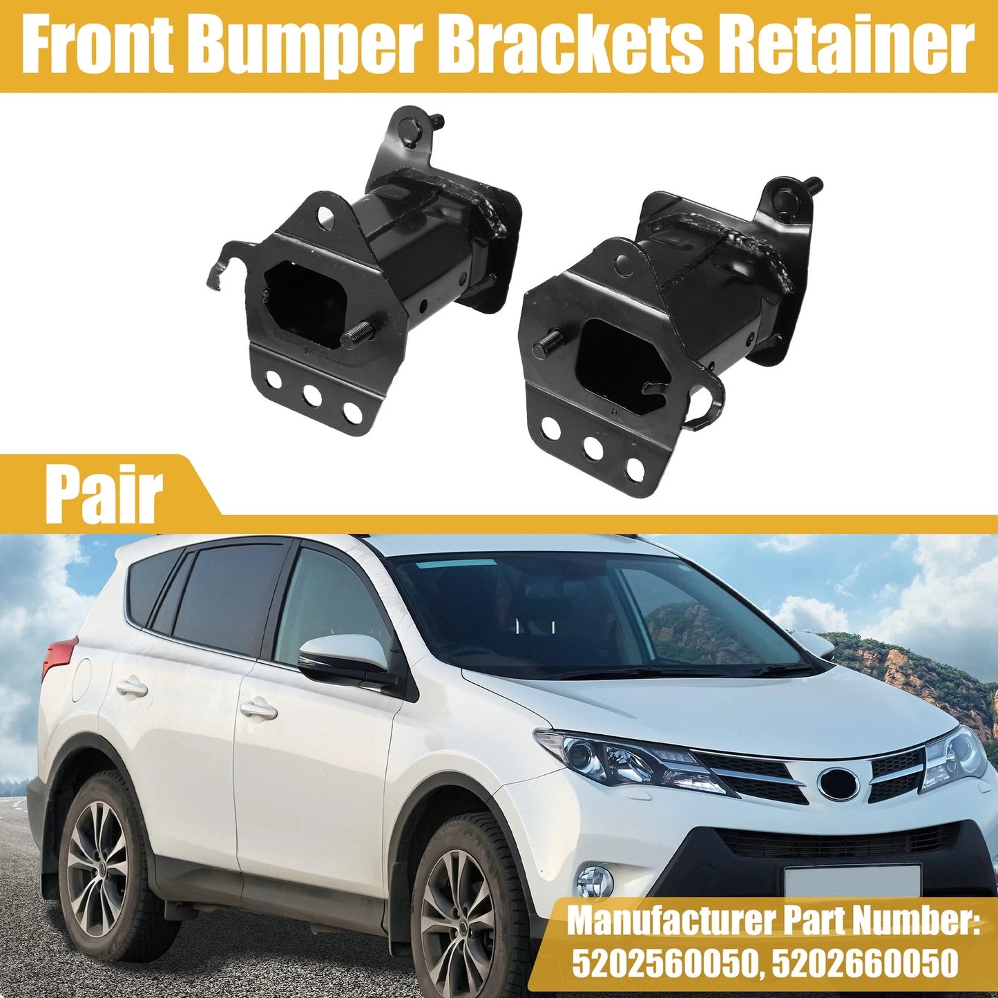 Front Bumper Brackets  for Lexus GX460 (2010-2021)
