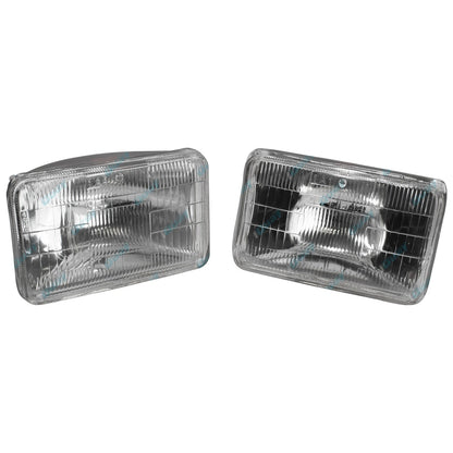 2 x Sealed Beam 100x165mm 50W 12V Incandescent Dual Headlight