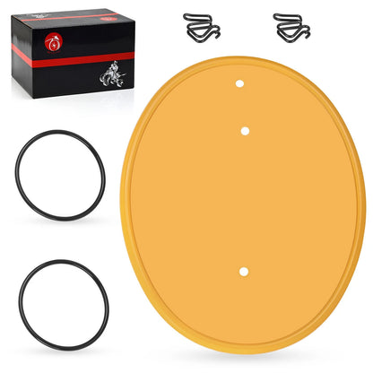 Yellow Front Side Number Plate With Clips & Bands for Honda Z50R (1979–1987)
