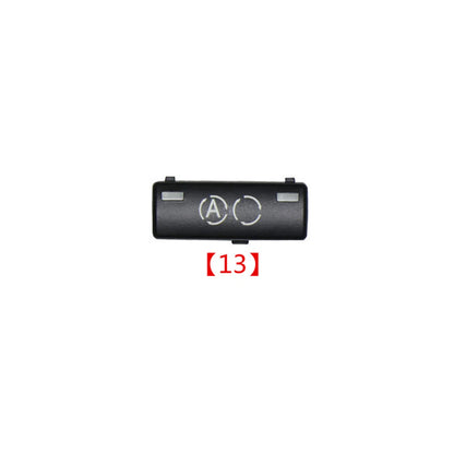 14Pcs A/C Control Panel Switch Button Covers for BMW X5 E53 (1999-2006)