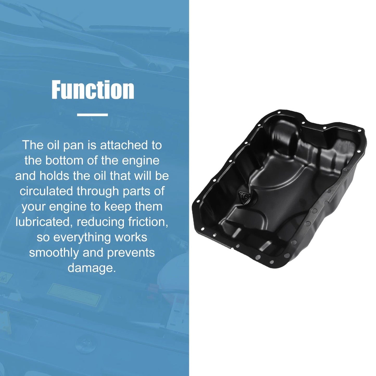 Engine Oil Pan for Dodge Dart & Jeep Cherokee (2013-2016, 2014-2020)