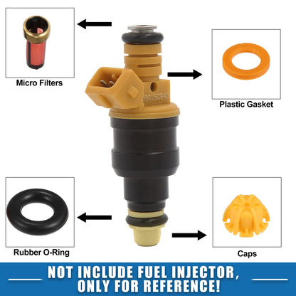 6 x Fuel Injector O-Rings Seals with Micro Filters for BMW 325i (1992-1995)