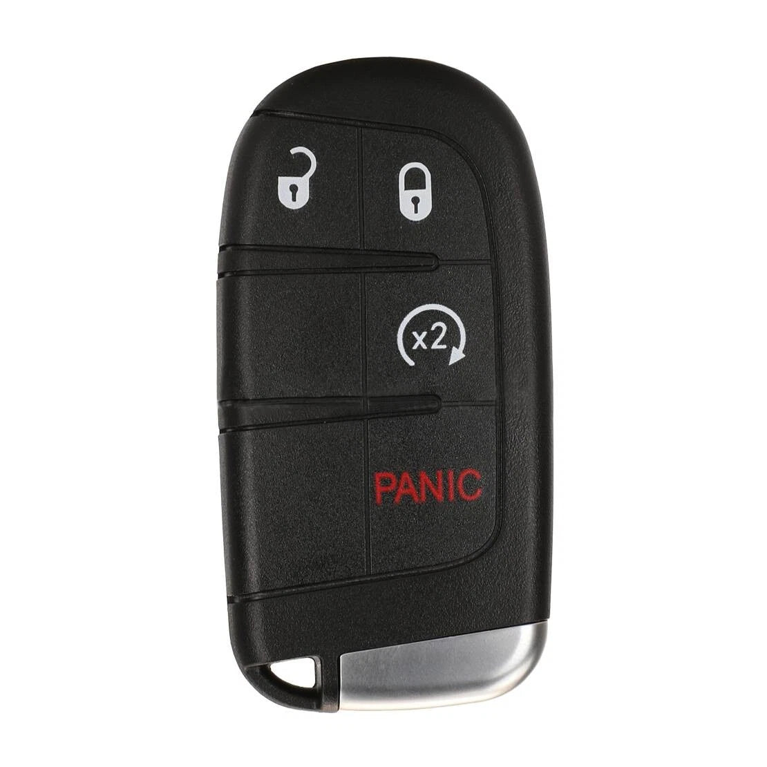 Panic Button Car Key Cover for Jeep Chrysler Dodge (Fits Multiple Models)