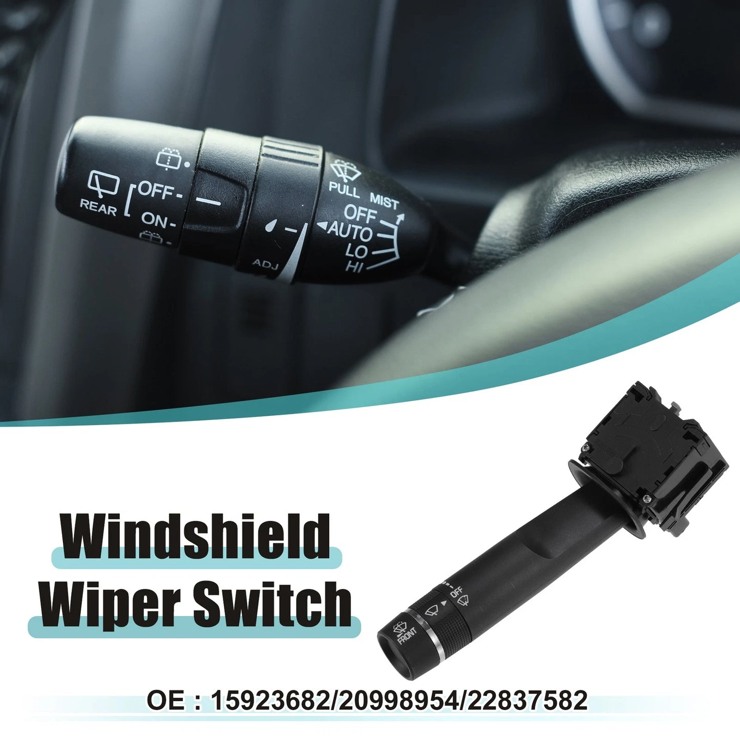 1 Pcs Front Windshield Wiper Switch for Buick Enclave (2014–2017)
