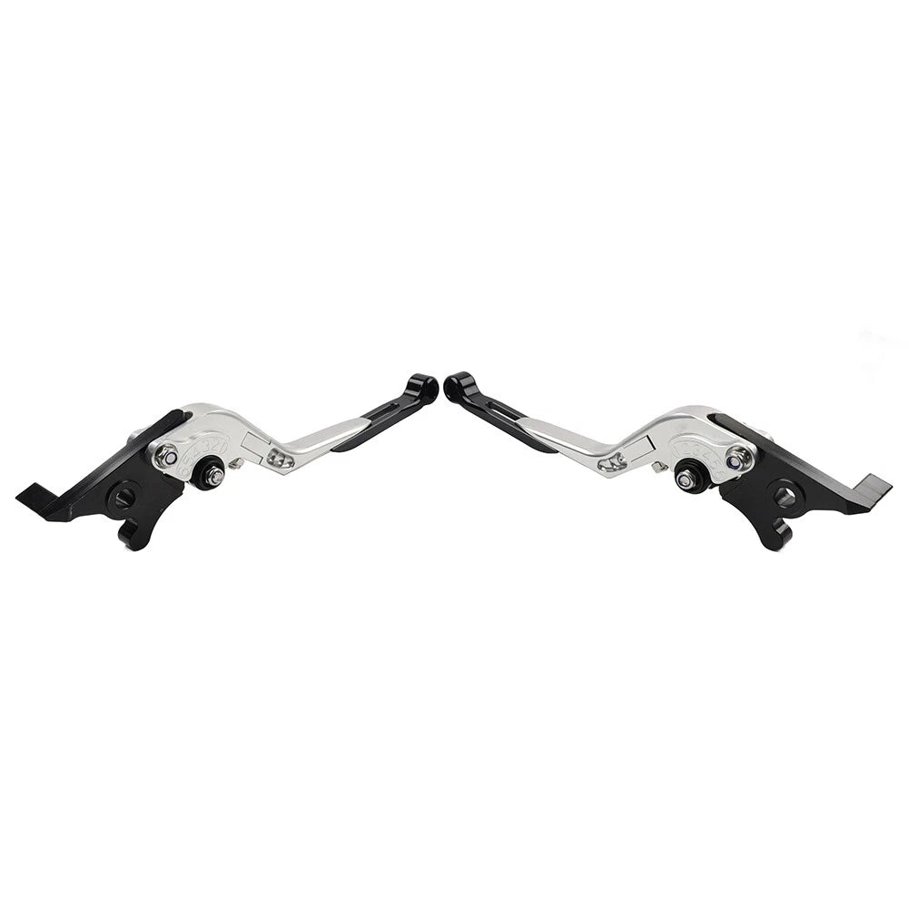 Silver CNC Extendable Brake Clutch Levers for BMW R1200/1250GS (2013-2020)