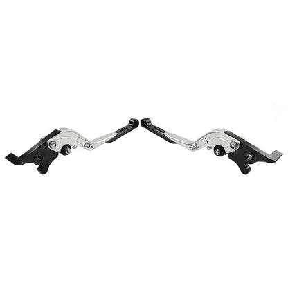 Silver CNC Extendable Brake Clutch Levers for BMW R1200/1250GS (2013-2020)