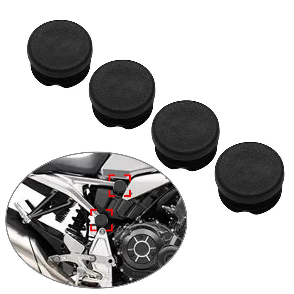 4 x Motor Frame Hole Cover Caps Plug Set for Honda CB1000R (2018-2023)