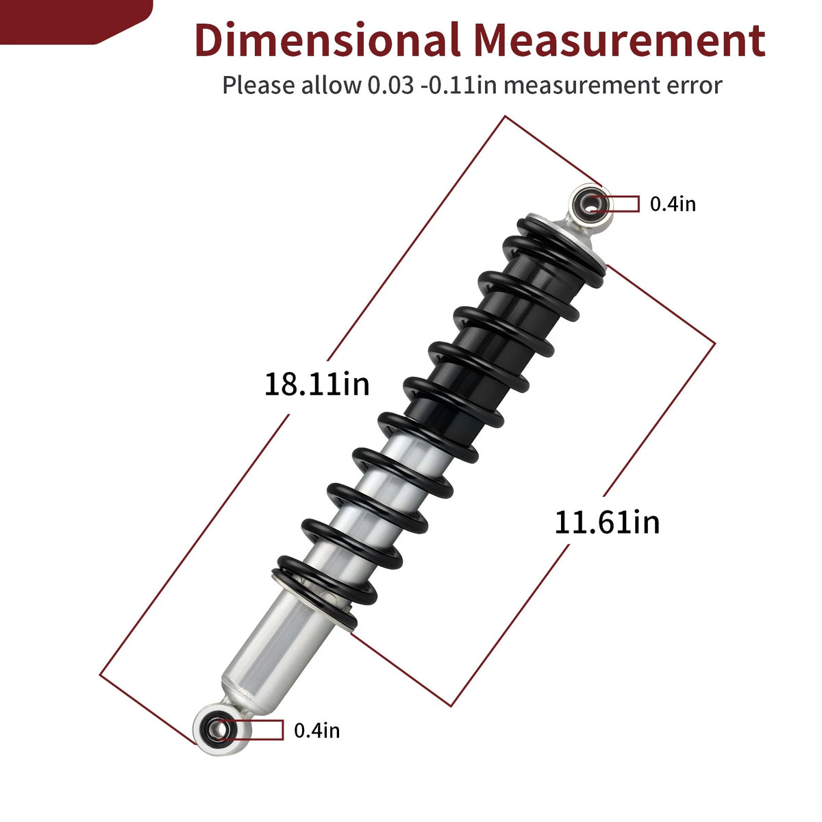 Rear Shock Absorber for Honda Rancher TRX420FE/FM/TE/TM (2007–2013)