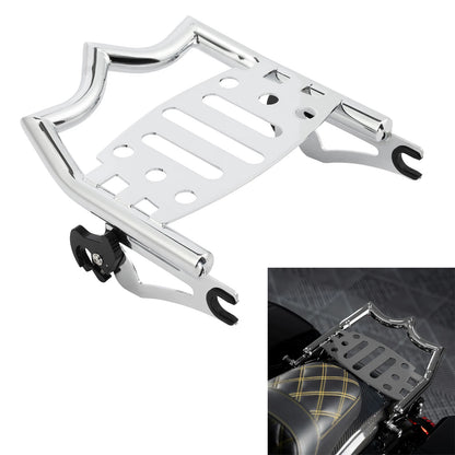 Chrome Detachable Luggage Rack for Harley Touring Electra Road Glide (2009-2025)