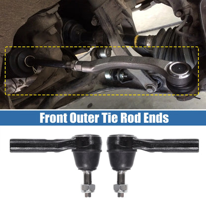 2 x Front Outer Tie Rod End Links for Ford Explorer, Mercury Mountaineer (2002-2010)
