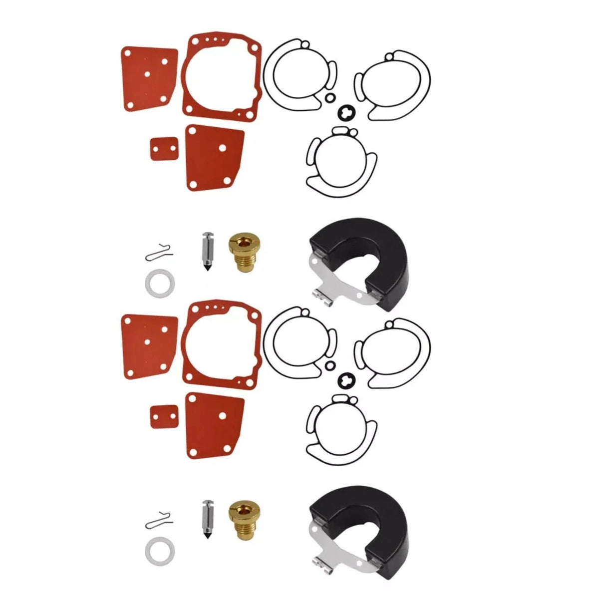 Carburetor Repair Kit for Johnson Evinrude OMC 2 Sets