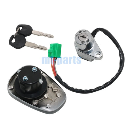 Ignition Key Switch & Fuel Gas Cap Set for Suzuki VS700 Intruder 1986-1987