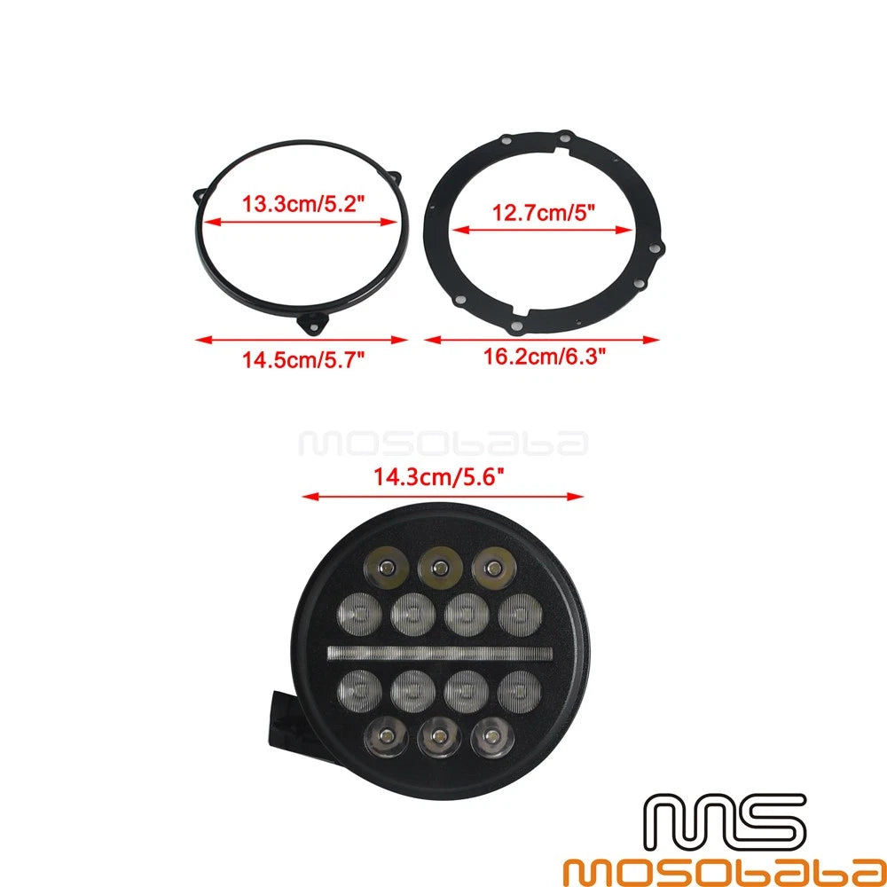 LED Headlight w/ Bracket Mount for Harley Softail Low Rider ST FXLRST (2022-Up)