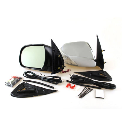 Chrome LED Door Wing Mirrors for Toyota HiluxSR5 2004-2012