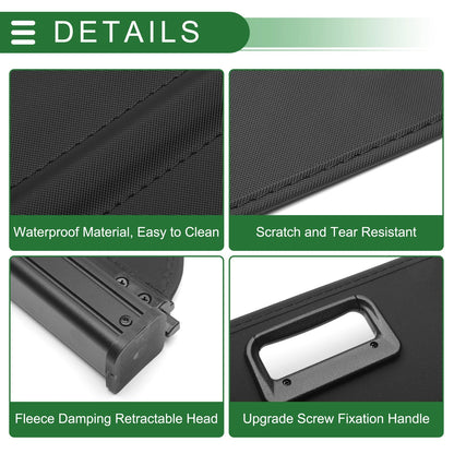 Car Trunk Retractable Cargo Cover for CHEVROLET Trax (2024-2025) Gloss Black
