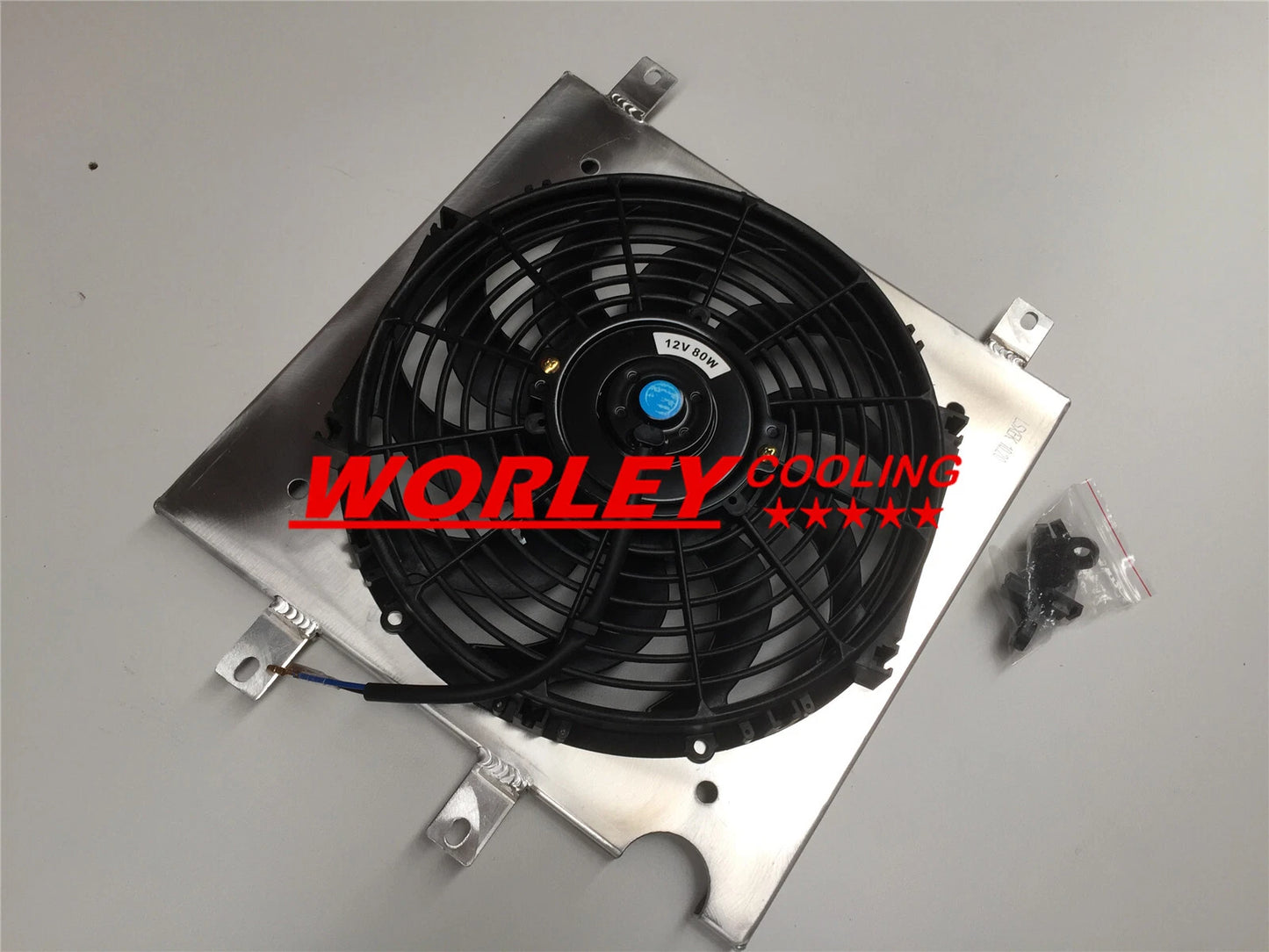 4ROW Radiator + Windshield + Fan for Honda Civic EK EG D15 D16 (1992-2000)