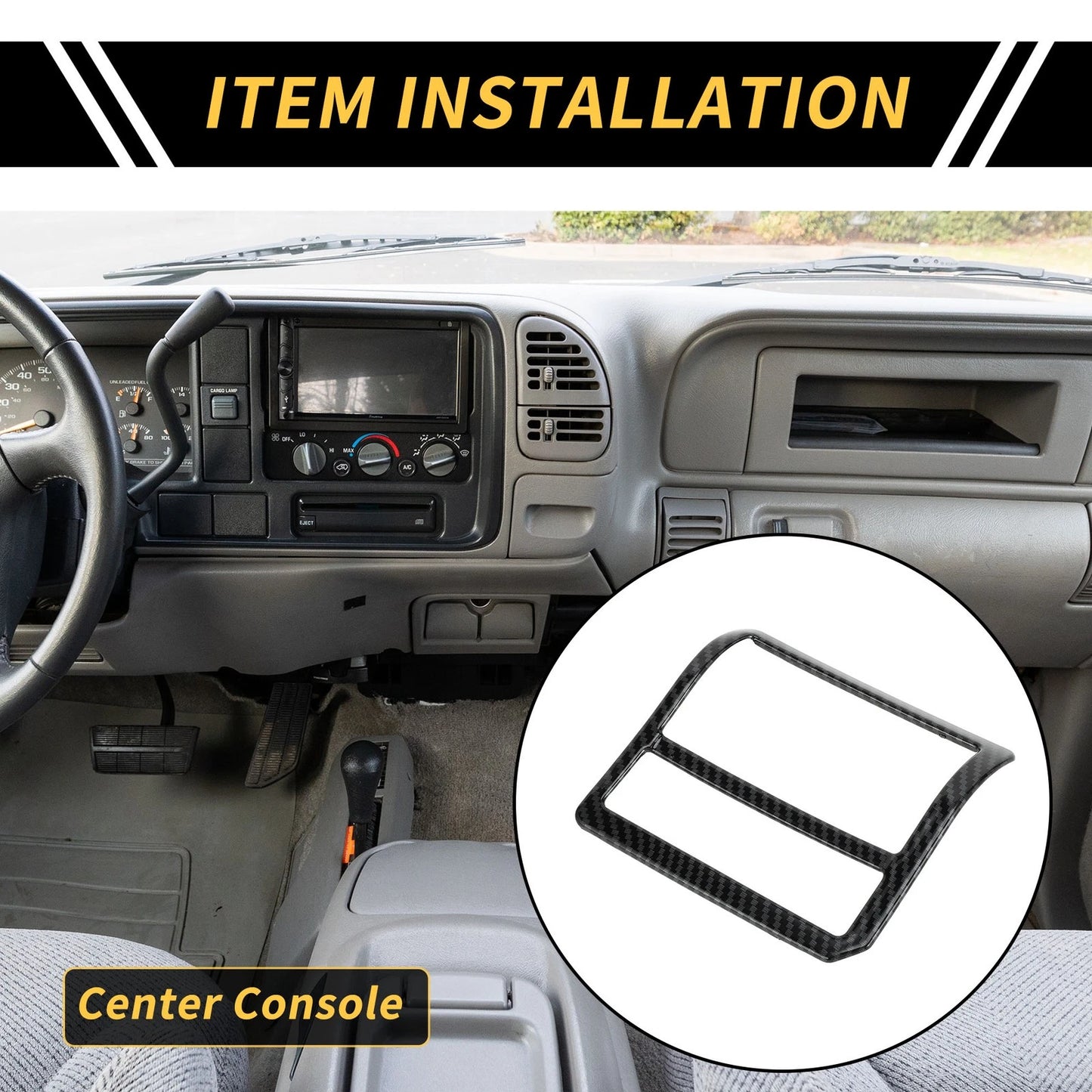 Carbon Fiber Headlight Switch Button Panel Cover for Toyota Tacoma (2024)