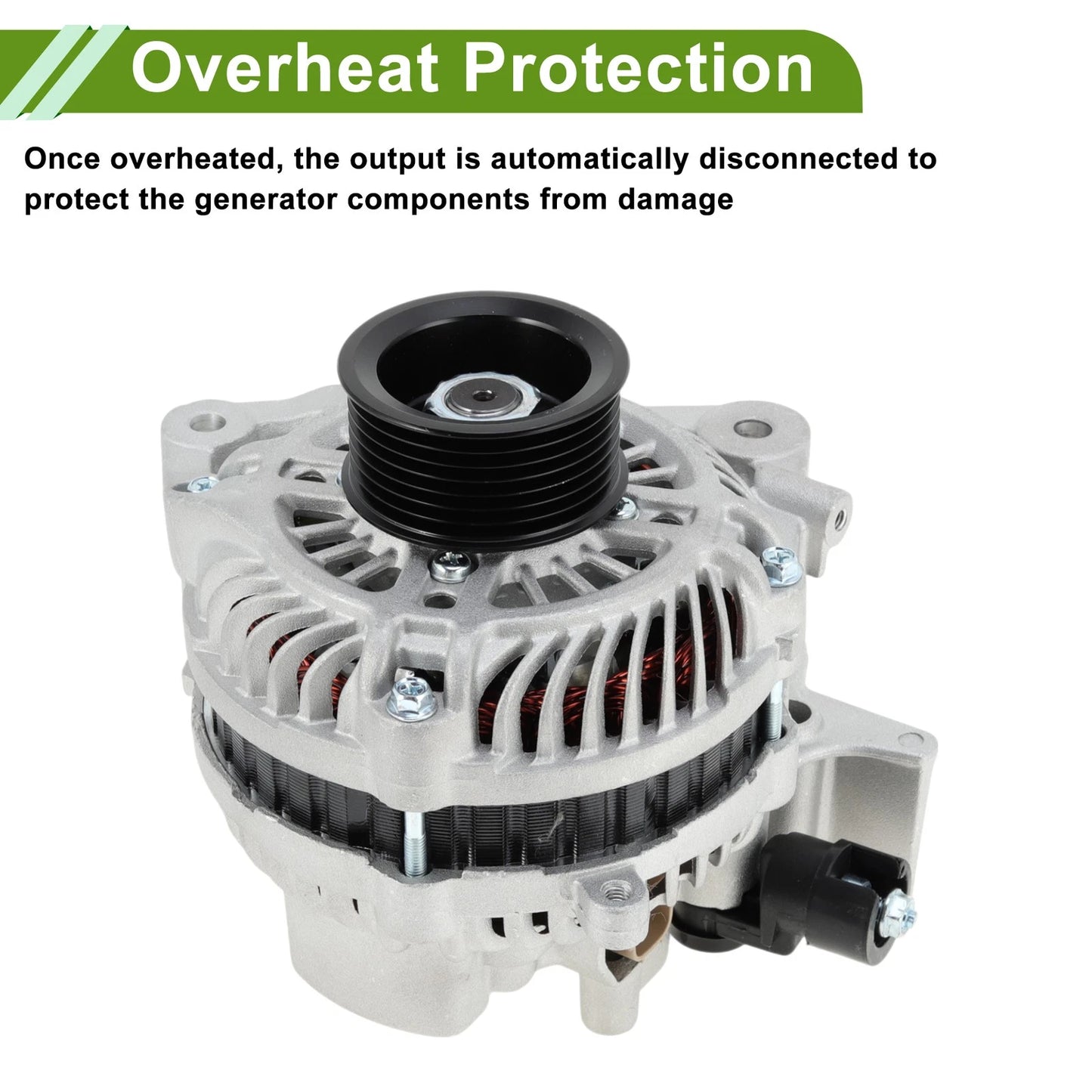 80A 12V Alternator for Honda Civic (2006-2011) 1 x Unit