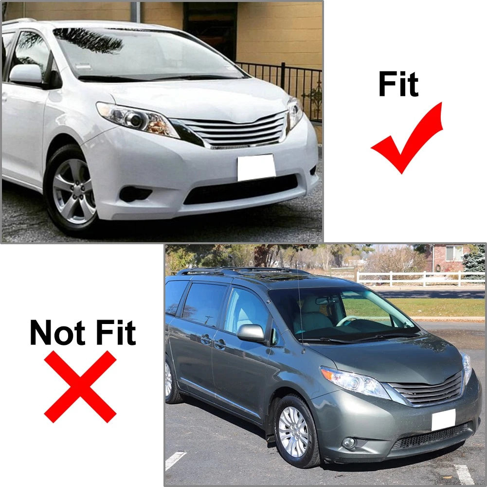 Fog Light Bezel Cover for Toyota Sienna (2011-2017) Left
