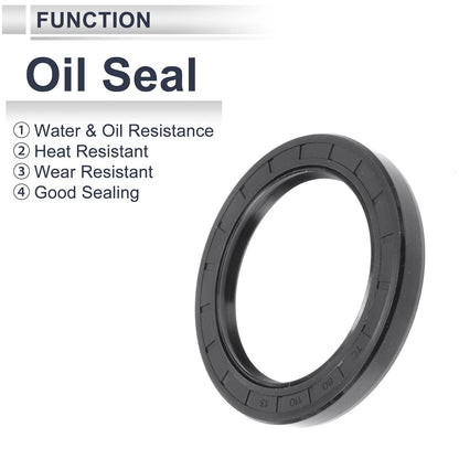 Oil Seal 80x110x13mm Black 5 Pcs for MakeModel