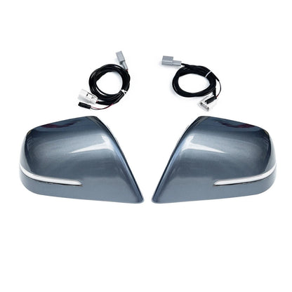 Gray Rearview Side Mirror Cover Cap for Tesla Model 3 (2017-2023)
