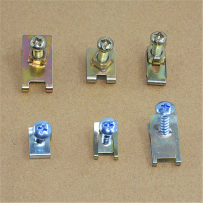 100pc U Type Metal Clips for Car Body Panel Bumper Fender Fasteners