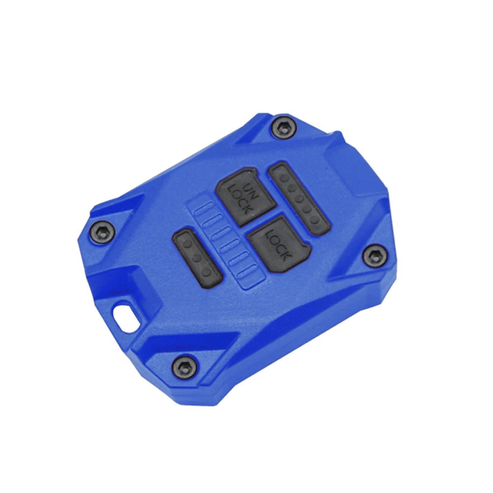 CNC Key Fob Shell Case Cover for Jeep Wrangler JK (2007-2017) Blue