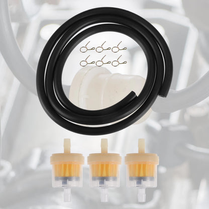 Set Motorcycle Fuel Line Filters for CRF50 70 90 150CC ATV Moped Black