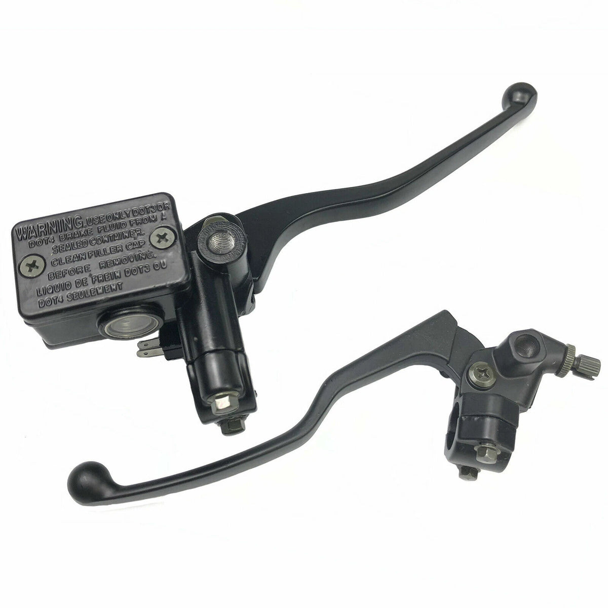 7/8 Handlebar Hydraulic Brake Master Cylinder & Clutch Lever for Motorcycle