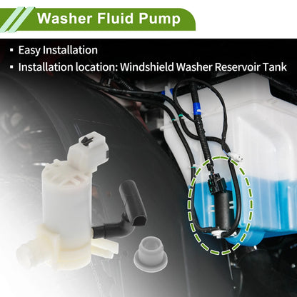 Washer Pump w/Grommet for Nissan Pathfinder (1996-2004)