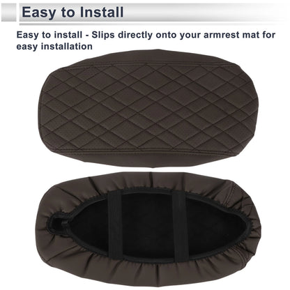 Car Center Console Cover for BMW X3 Deep Brown (2014-2018) 1 x Pc