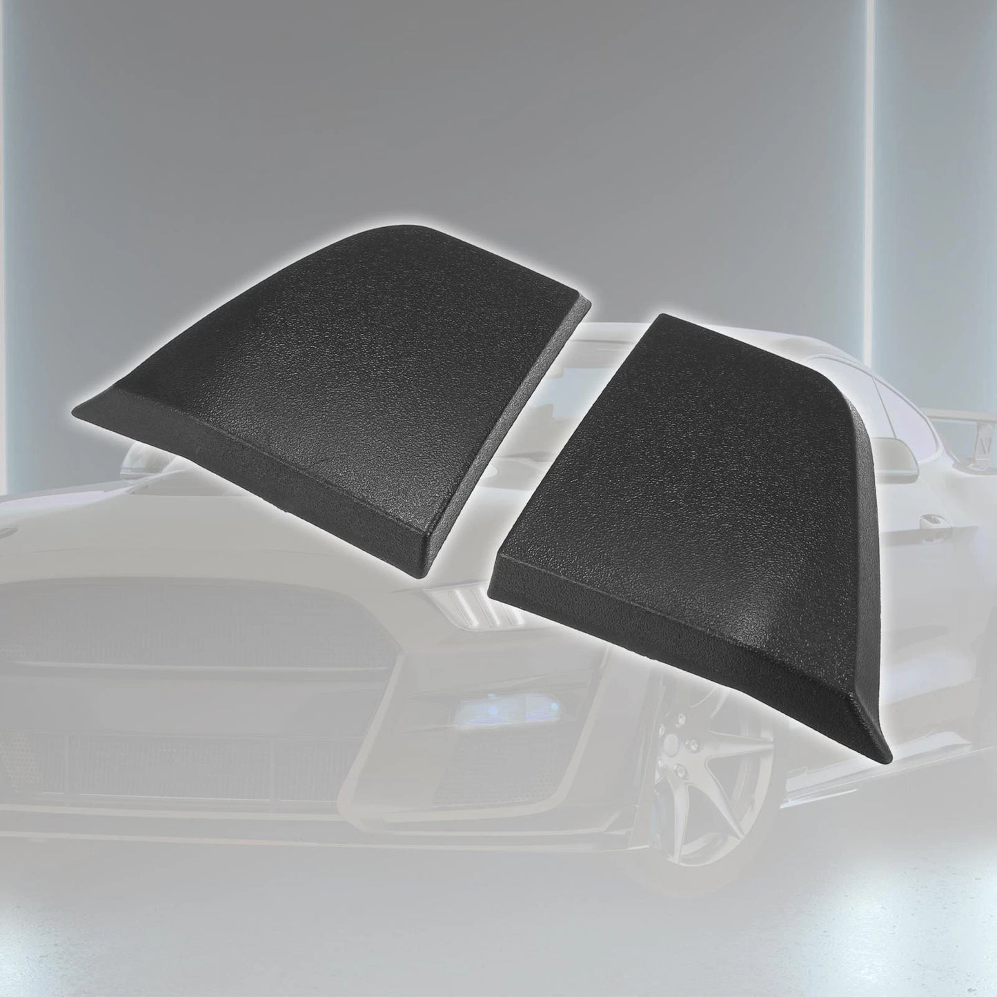 2 x Car Side Skirt Spoiler Wings Splitter for Ford Mustang GT V6 (2015-2019)