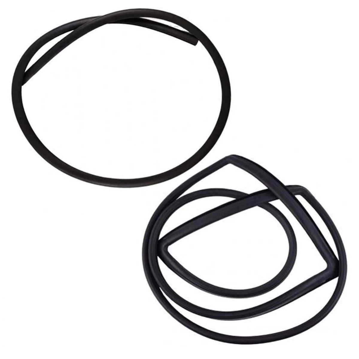 Windshield Rubber Front Rear Set 2 Fits Nissan Frontier D22 Pickup 1998-05 D05