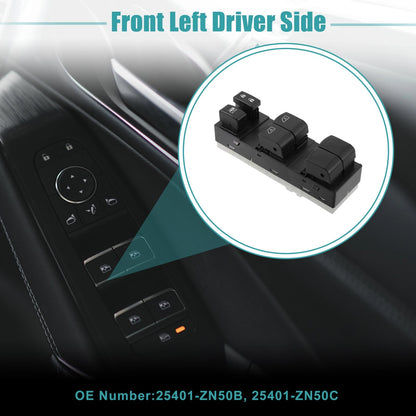 Front Left Driver Side Master Power Window Switch for Nissan Altima (2002-2006)