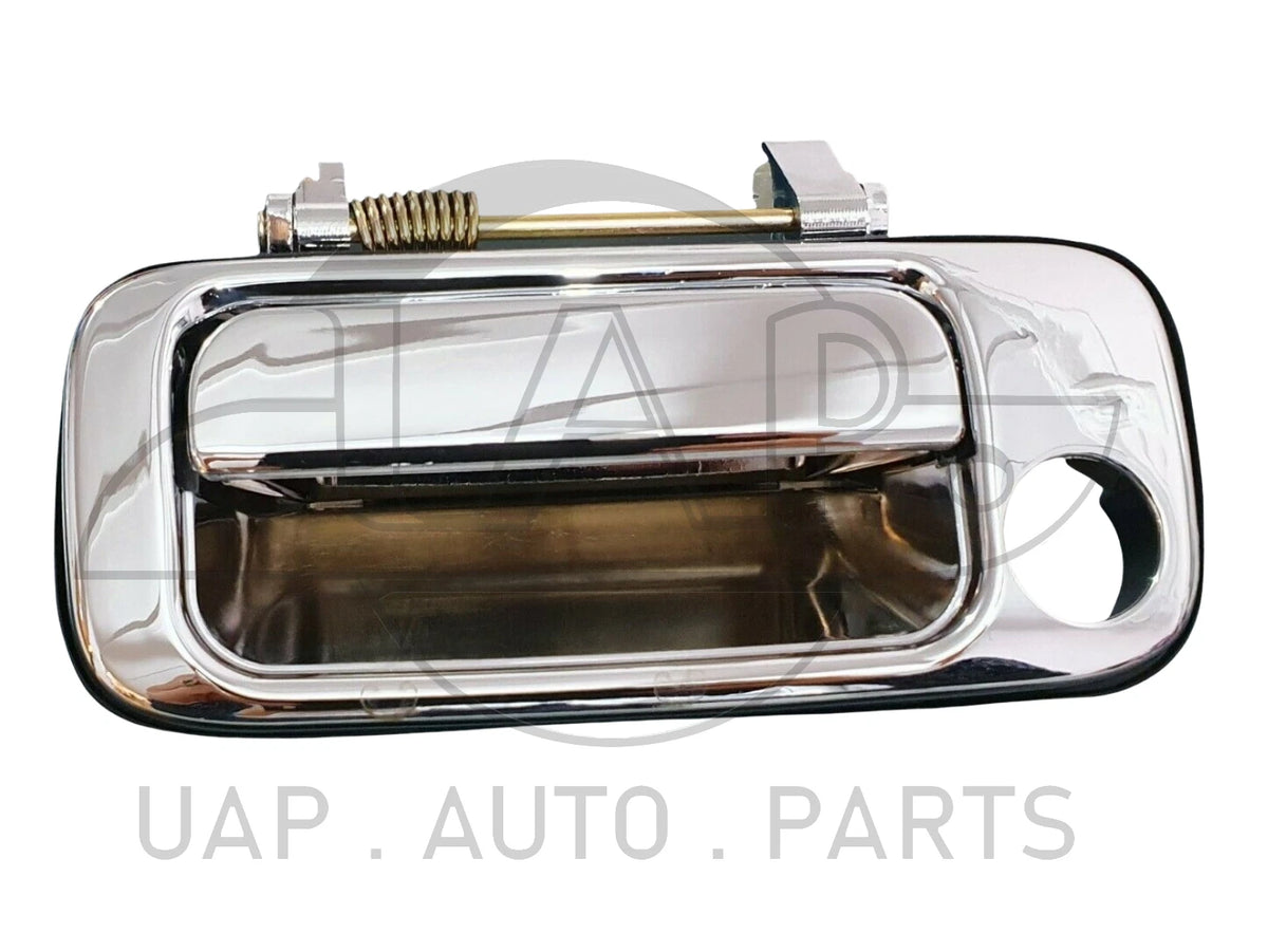 2 x Left & Right Door Handle Chrome Keyhole for Landcruiser FJ80 (1989–1997)