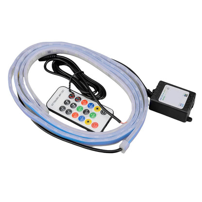 180cm RGB LED Car Hood Light Engine Cover Decorative Strip APP Control