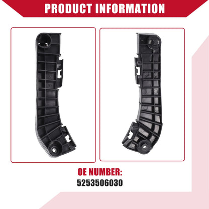 Front Right Bumper Bracket for Toyota Camry 2007-2011 Black