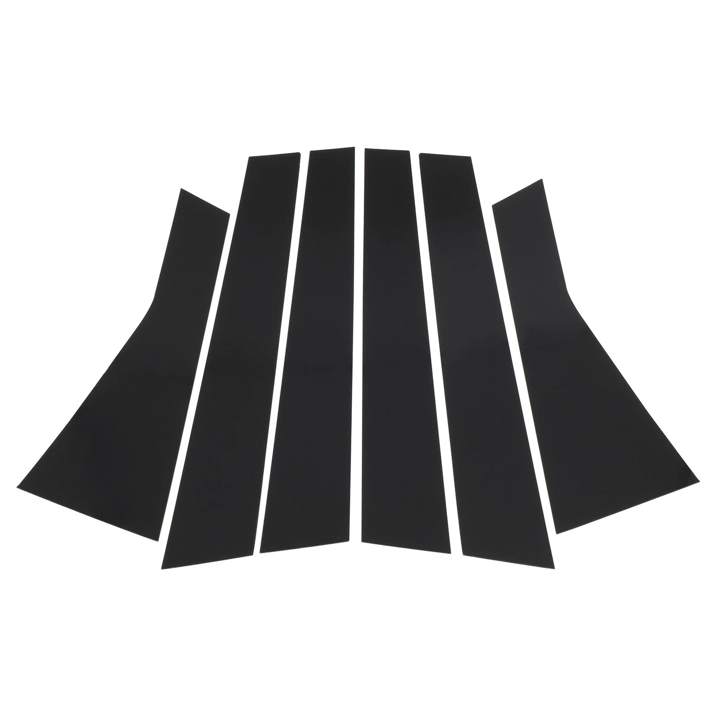 6 Pcs Door Pillar Window Trim for Jeep Cherokee (2014-2020) Black